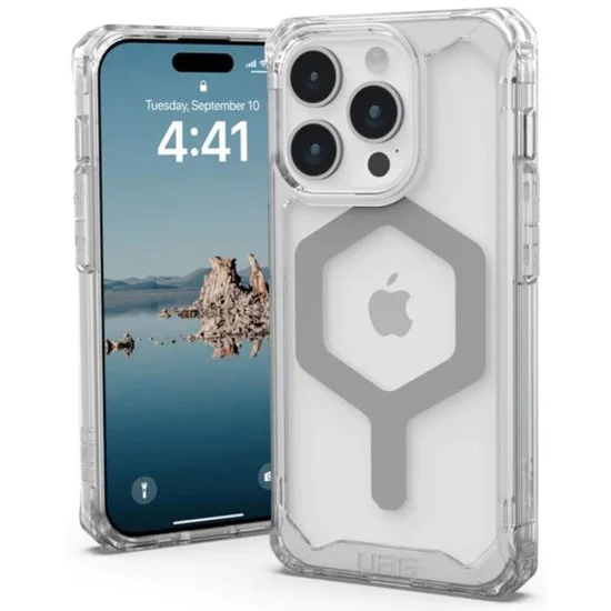 Калъф за iPhone 15 Pro - UAG Plyo Magsafe - Ice Silver