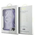Калъф за iPhone 16 - Guess IML Crossbody Cord Cord Script MagSafe (GUHMP16SHCTSGNSP) - Розов