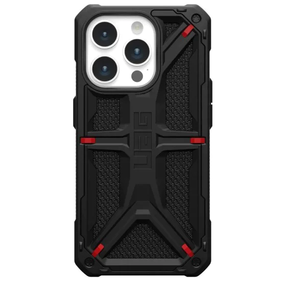 Калъф за iPhone 15 Pro - UAG Monarch - Kevlar Black