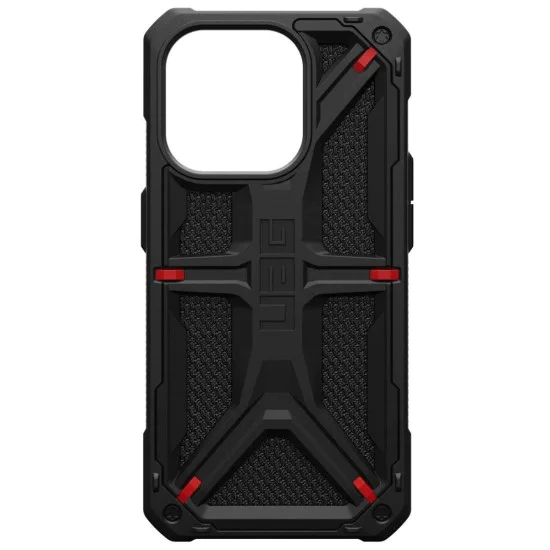 Калъф за iPhone 15 Pro - UAG Monarch - Kevlar Black