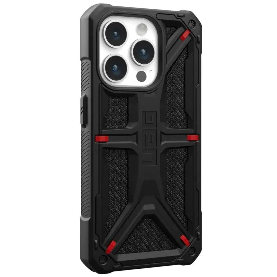 Калъф за iPhone 15 Pro - UAG Monarch - Kevlar Black