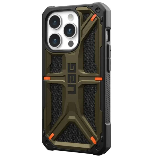 Калъф за iPhone 15 Pro Max - UAG Monarch - Kevlar Element Green
