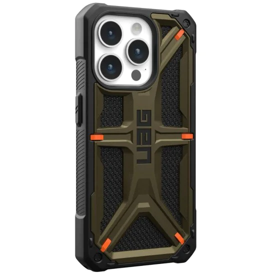 Калъф за iPhone 15 Pro Max - UAG Monarch - Kevlar Element Green