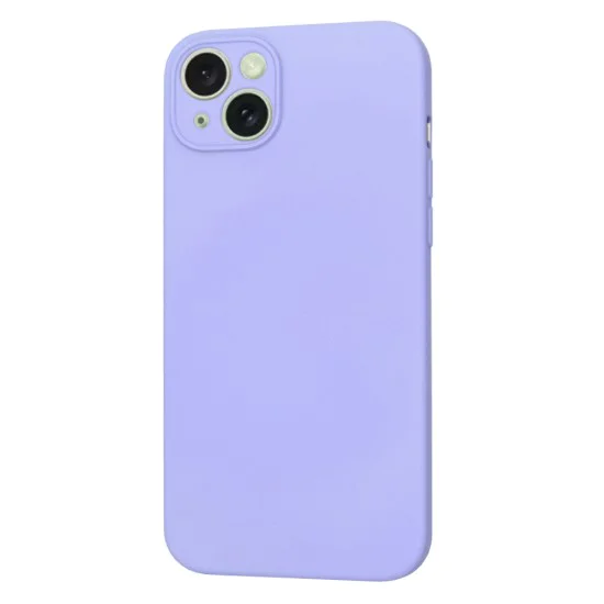 Калъф за iPhone 15 Plus - SoftFlex MagSafe - Светло лилав