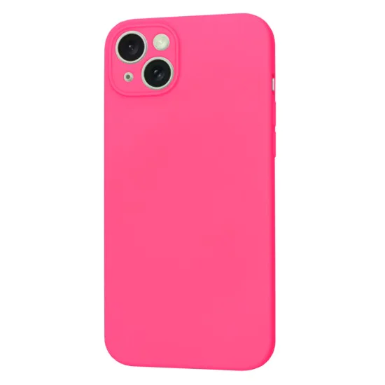 Калъф за iPhone 15 Plus - SoftFlex MagSafe - Hot Pink