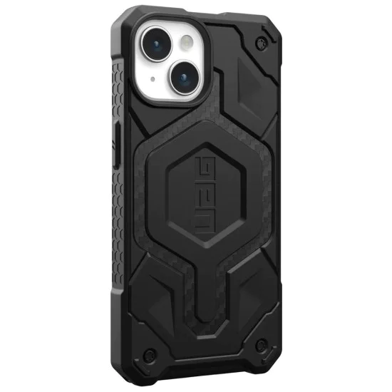 Калъф за iPhone 15 Plus - UAG Monarch Pro - Carbon Fiber
