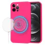 Калъф за iPhone 12 Pro - SoftFlex MagSafe - Hot Pink