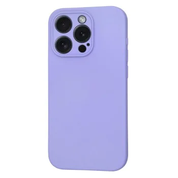 Калъф за iPhone 15 Pro - SoftFlex MagSafe - светло лилав