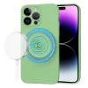 Калъф за iPhone 14 Pro Max - SoftFlex MagSafe - Mint Green