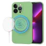 Калъф за iPhone 13 Pro - SoftFlex MagSafe - Mint Green
