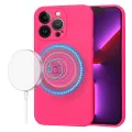 Калъф за iPhone 13 Pro - SoftFlex MagSafe - Hot Pink
