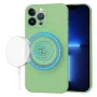 Калъф за iPhone 13 Pro Max - SoftFlex MagSafe - Mint Green