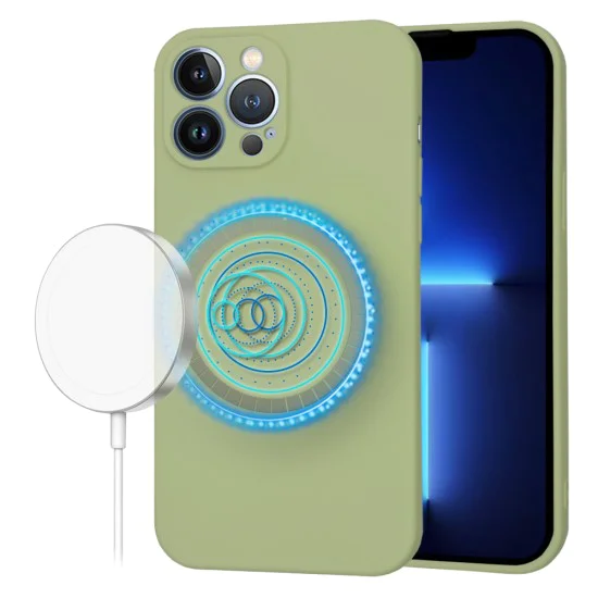Калъф за iPhone 13 Pro Max - SoftFlex MagSafe - Matcha