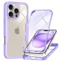 Калъф – Techsuit ColorVerse 360 Series + Стъклен протектор – iPhone 16 Pro – Лилав