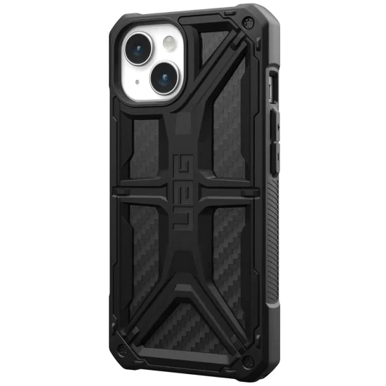 Калъф за iPhone 15 Plus - UAG Monarch - Carbon Fiber