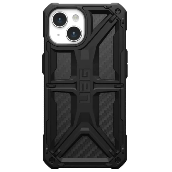Калъф за iPhone 15 Plus - UAG Monarch - Carbon Fiber