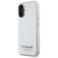 Калъф за IPhone 16 - Karl Lagerfeld Hardcase Leather Hotel (KLHCCHCP16SPGWWCMKKHG) - сив RSG
