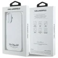 Калъф за IPhone 16 - Karl Lagerfeld Hardcase Leather Hotel (KLHCCHCP16SPGWWCMKKHG) - сив RSG