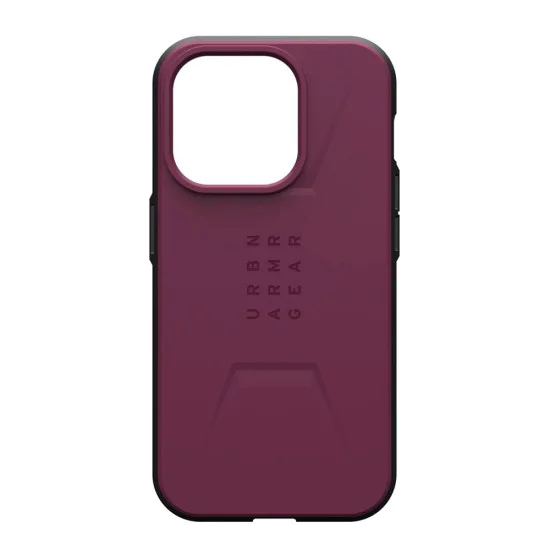 Калъф за iPhone 15 Pro - UAG Civilian MagSafe - Бордо