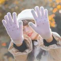 Дамски ръкавици, 21см - (ST0011) - Сини
