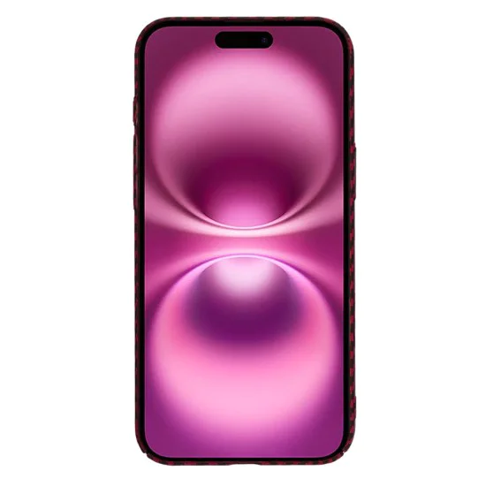 Калъф за iPhone 16 Plus - Carbonite FiberShell - Червен