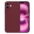 Калъф за iPhone 16 Plus - Carbonite FiberShell - Червен