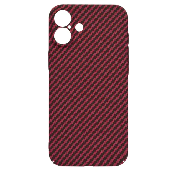 Калъф за iPhone 16 Plus - Carbonite FiberShell - Червен