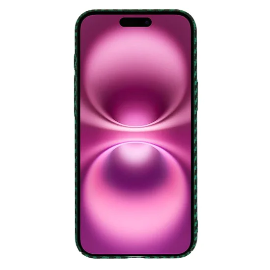 Калъф за iPhone 16 Plus - Carbonite FiberShell - Зелен