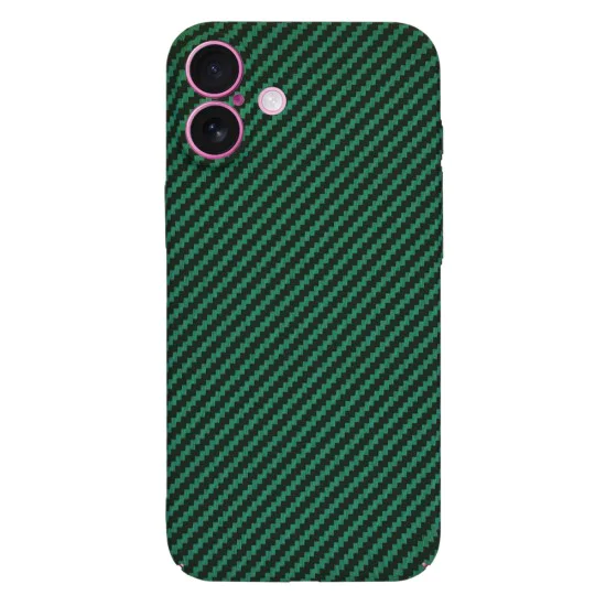 Калъф за iPhone 16 Plus - Carbonite FiberShell - Зелен