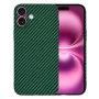 Калъф за iPhone 16 Plus - Carbonite FiberShell - Зелен