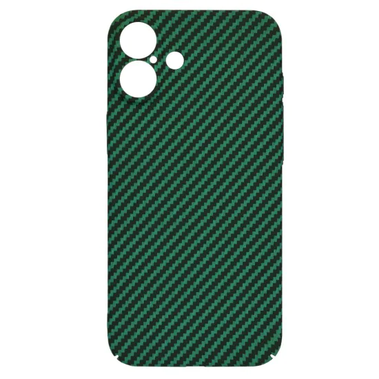 Калъф за iPhone 16 Plus - Carbonite FiberShell - Зелен