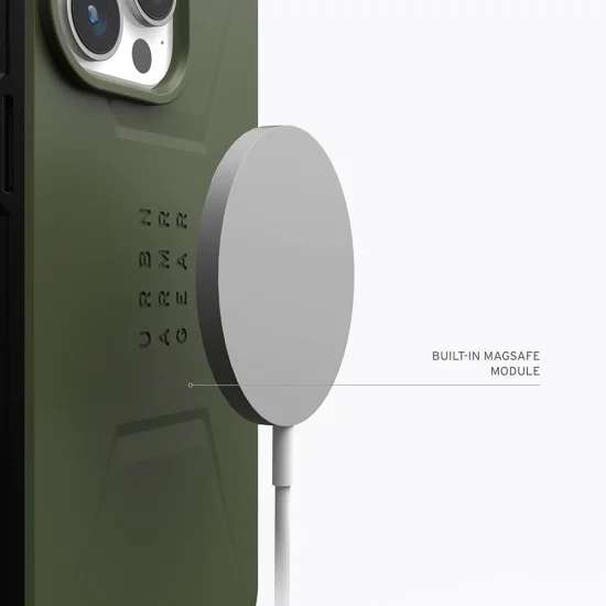 Калъф за iPhone 15 Pro - UAG Civilian MagSafe - Olive Drab