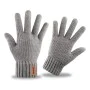 Мъжки ръкавици, 22см - Iwarm (ST0016) - Сиви