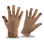 Мъжки ръкавици, 22см - Iwarm (ST0016) - Кафе