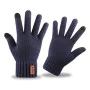 Мъжки ръкавици, 22 см - Iwarm (ST0016) - тъмносини
