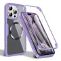 Калъф за iPhone 16 Pro Max + Протектор - ColorVerse 360 ​​MagSafe MagSafe Series - лилав
