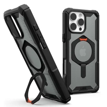Калъф за iPhone 16 Pro - UAG Plasma XTE MagSafe - Черен / Оранжев