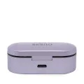 Слушалки за поставяне в ушите, Bluetooth 5.0, TWS, IPX4 - Guess (GUTWSTST31EU) - лилави