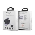 Слушалки за поставяне в ушите, Bluetooth 5.0, TWS, IPX4 - Guess (GUTWSTST31EU) - лилави