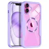 Калъф за iPhone 16 Plus + Протектор - ColorVerse 360 ​​MagSafe MagSafe Series - лилав