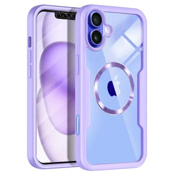 Калъф за iPhone 16 + калъф - ColorVerse 360 ​​MagSafe MagSafe Series - лилав