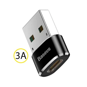 OTG Type-C към USB адаптер - Baseus (CAAOTG-01) - черен