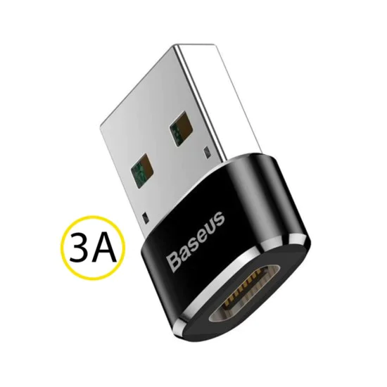 OTG Type-C към USB адаптер - Baseus (CAAOTG-01) - черен