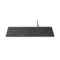 Havit - Кабелна клавиатура (KB252) - USB-C, 300mA, 1.5m, 5V - Черна