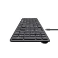 Havit - Кабелна клавиатура (KB252) - USB-C, 300mA, 1.5m, 5V - Черна