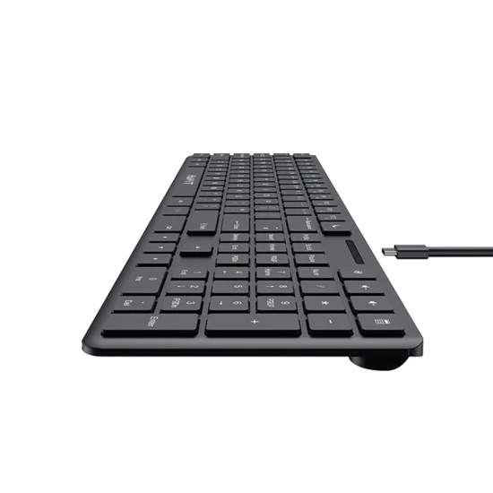 Havit - Кабелна клавиатура (KB252) - USB-C, 300mA, 1.5m, 5V - Черна