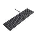 Havit - Кабелна клавиатура (KB252) - USB-C, 300mA, 1.5m, 5V - Черна