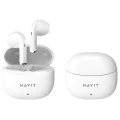 Havit - Безжични слушалки (TW941) - с микрофон, Bluetooth 5.3, True Wireless Stereo, Type-C, 250mAh - Бяла