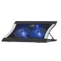 Охлаждаща стойка 9 - 17", 2x USB, 1000RPM - Havit (F2051) - Черна