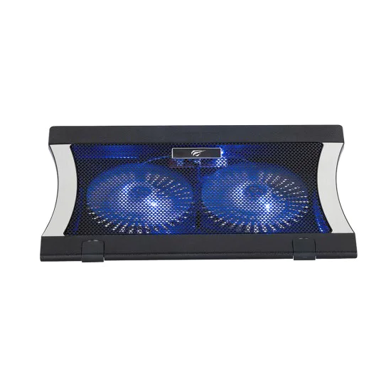 Охлаждаща стойка 9 - 17, 2x USB, 1000RPM - Havit (F2051) - Черна